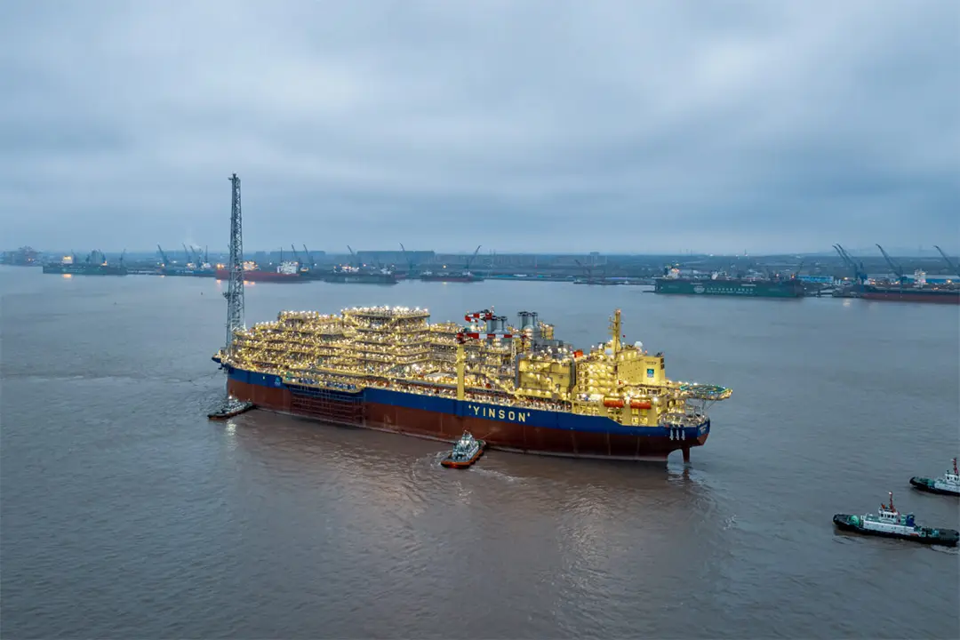 The Agogo floating production, storage, and offloading (FPSO) vessel