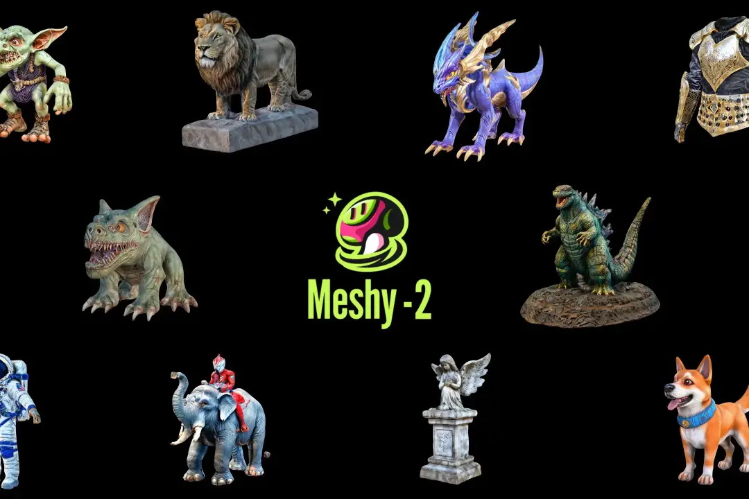 Generating 3D models with Meshy AI
