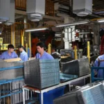 photo of Midea factory that produces 6 million kitchen dishwashers annually sold to 145 countries.