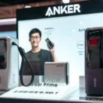 Photographs show products made by Chinese consumer electronics group Anker, which has become a major sponsor of overseas content creators