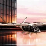 Photograph shows an eVTOL aircraft made by Volant