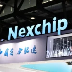 Photograph shows Nexchip's booth at the China International Semiconductor Expo in November 2025