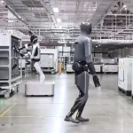 Photograph shows Xiaomi's robots working in its EV factory