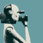 illustration of an AI video generator