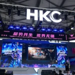 HKC's booth at the China Digital Entertainment Expo & Conference in Shanghai in July