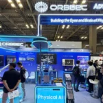 Pictures shows Orbec's booth at the Logis-Tech Tokyo 2026 exhibition