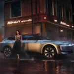Picture shows the Audi E5 Sportback model