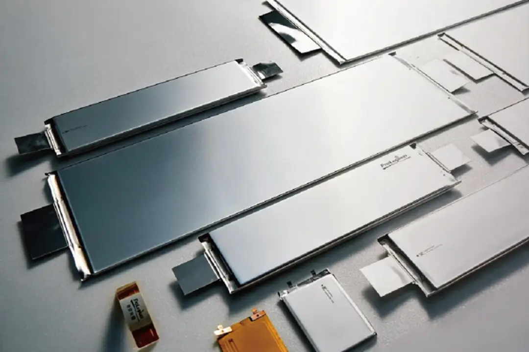 Photograph shows a range of ProLogium batteries