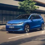 Photograph shows VW's ID. Polo electric car that uses LFP batteries