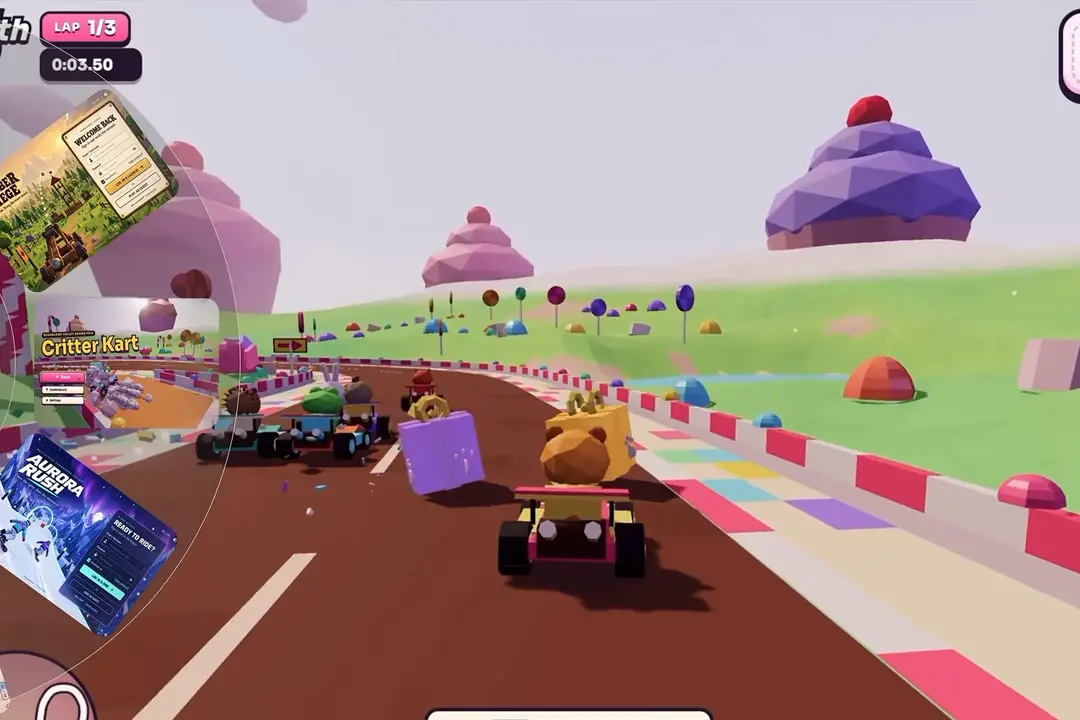 Screenshot of Manus game development concepts from its introduction video