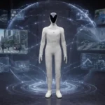 Photograph shows XPeng's IRON humanoid robot